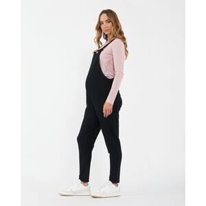 Ripe Maternity Perrie Playsuit Cotton Jumpsuit Nursing Friendly Black Size XS